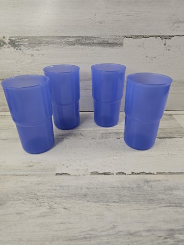 Tupperware 12oz blue stackable - tupperware,